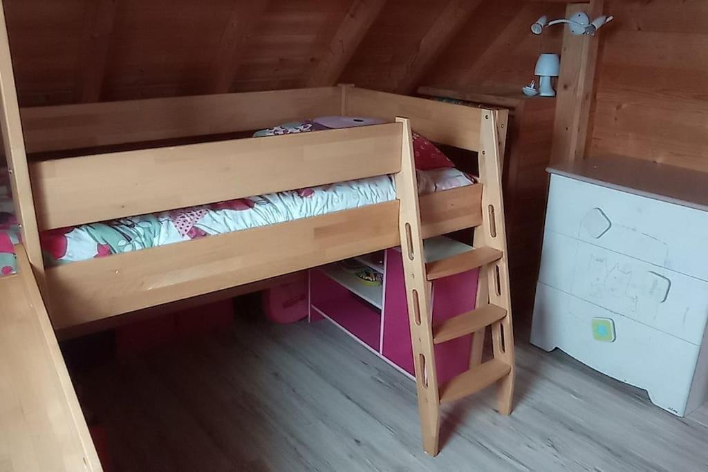 Chalet Familial En Bois A 150 M De La Mer Santec Luaran gambar