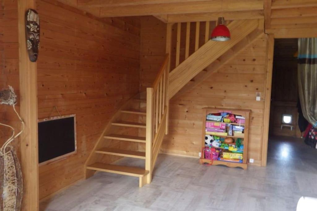 Chalet Familial En Bois A 150 M De La Mer Santec Luaran gambar